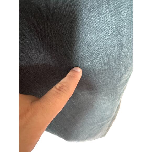 Denim & Co. Signature Regular Black Perfect Flex Trouser Jean Dark Grey Wash 18 - Picture 9 of 13